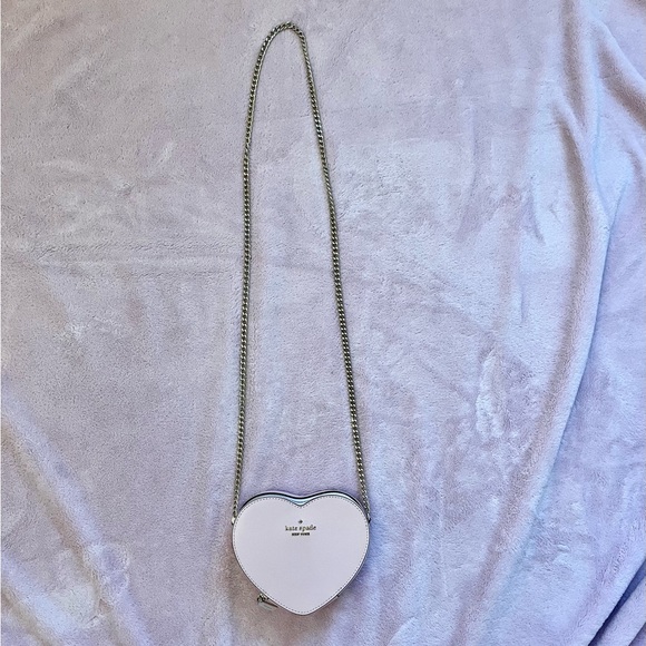 Light pink small heart Kate Spade purse - Picture 1 of 4
